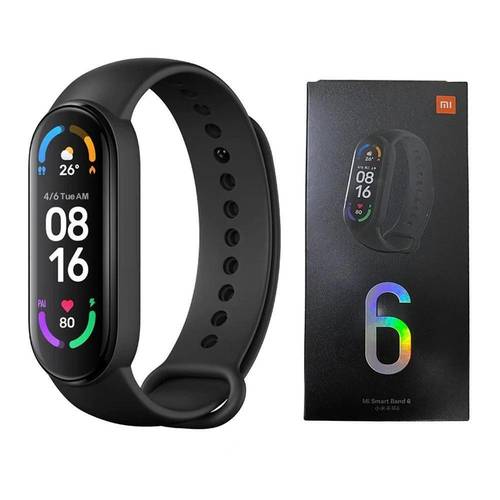 سوار رياضي ماركة شاومي باند 6 لمراقبة اللياقة البدنية  Mi Band 6