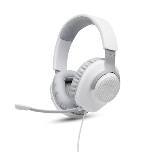 جي بي ال - سماعة الالعاب JBL Quantum 100 – صوت محيطي وميكروفون قابل للفك لجميع المنصات     �