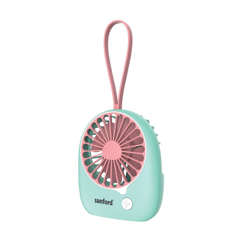 مروحة صغيرة سانفورد متنقلة تعمل بالبطارية بسعة 2400 مللي أمبير - أخضر Sanford Hand fan