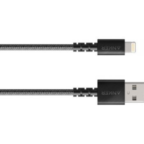 سلك شاحن انكر باورلاين سيليكت بلس من USB الى آيفون بطول 1.8 م - اسود