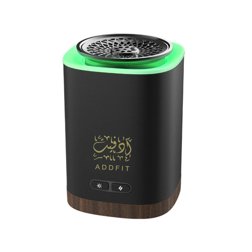 مبخرة الكترونية محمولة  للسيارة والمكتب مع اضاءة LED