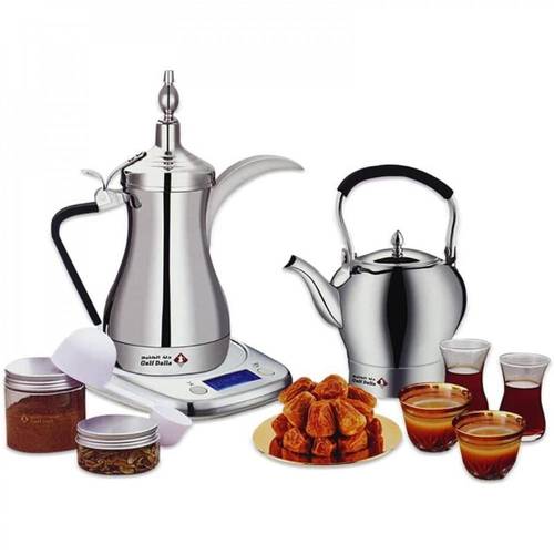 دلة الخليج الفاخرة آلة صنع القهوة والشاي سعة 1 لتر GA-C84849