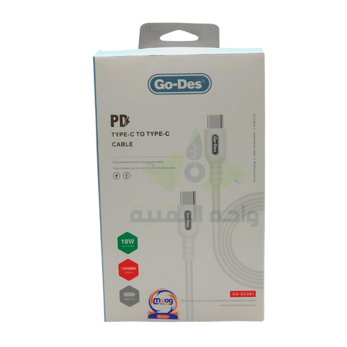 كيبل شحن سريع تايب سي Type-C بقوة 18 واط - DO-DES GD-UC581