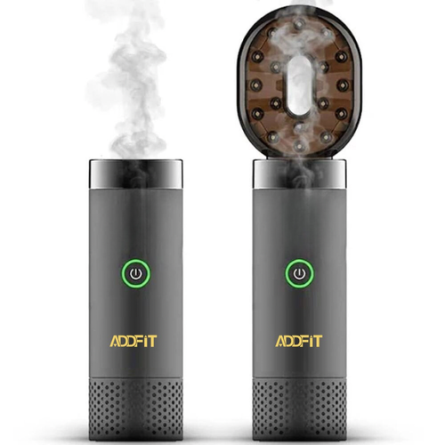 مبخرة الشعر الكترونية مشط تحتوي على رأسين للشعر والمنزل ADDFIT