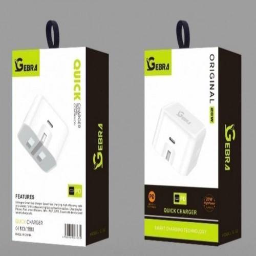 فيش جداري Type-C يدعم خاصية PD بقوة 20 واط من GEBRA