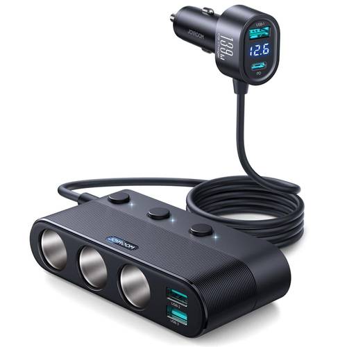 موزع شحن على ولاعة السيارة من جيروم بقوة 139واط JOYROOM JR-CCL01 MULTI-PORT USB CAR CHARGER PD139W