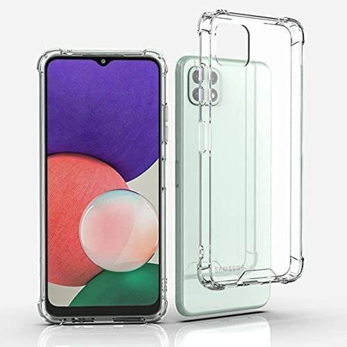 غطاء حماية شفاف مدعم الزوايا لجهاز Samsung Galaxy A22 5G - جالكسي ايه 22 فايف جي