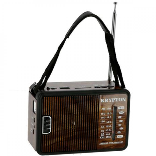 راديو كلاسيكي مكبر صوت و راديو ( بلوتوث + USB + AUX + ذاكرة ) KRYPTON KNR5095