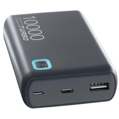 بطارية من Cellularline بسعة 10 ألف ملي أمبير - 3 منافذ -20واط أسود Cellularline, Power Bank, 10000mAh, Black