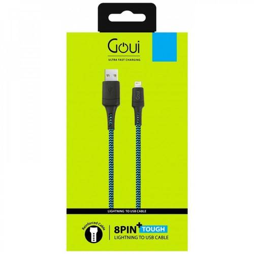 قوي كيبل ايفون معتمد من أبل بطول 1.5 متر ازرق - Goui iPhone Cable