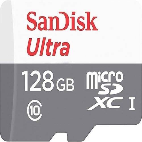 بطاقة ذاكرة ميموري كارد SanDisk  Ultra 128GB سانديسك بسرعة 100 ميجابايت/ثانية بسرعة فائقة ، فئة 10، 128 جيجا الترا