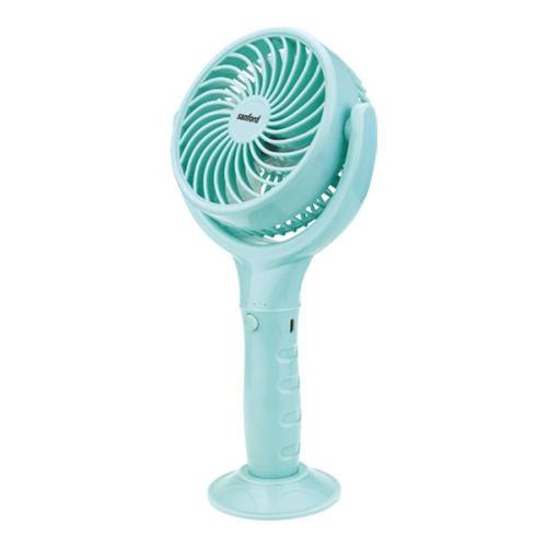 مروحة يد محمولة سانفورد 4.5 واط قابلة لاعادة الشحن بمنفذ USB، متعددة الالوان Sanford Hand fan
