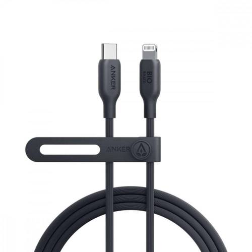 كيبل انكر   542 USB-C إلى Lightning ماركة انكر A80B1H11 -اسود 30w Anker 542 USB-C to Lightning Cable
