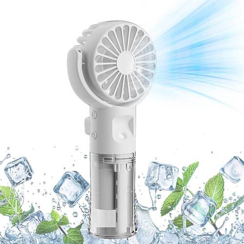 مروحة صغيرة مع رذاذ 3 سرعات محمولة شحن تايب سي رذاذ spray fan humidifying EHF-13