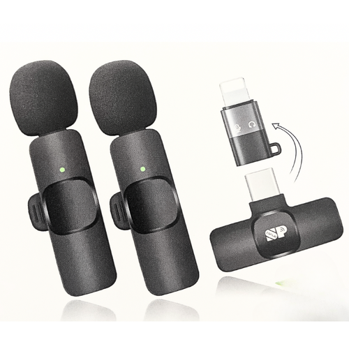 مايك - ميكرفون لاسلكي تايب سي يدعم الاندرويد WIRELESS MICROPHONE من SP