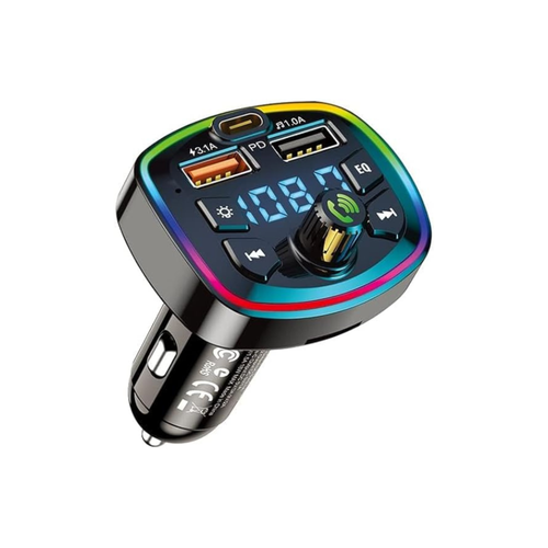 شاحن سيارة سريع دعم بلوتوث مع دعم mp3 ب3منافذ PD+USB ا 38W /MA32 ماركة MOOGMAX