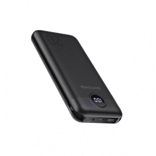 راف باور بطارية موديل RP-PB1205 PD سعه 20000 مللى أمبير وبقوه 20 وأط, 3 منافذ منفذين يو اس بي و منفذ تايب سي بتقنية البي دي - اسود