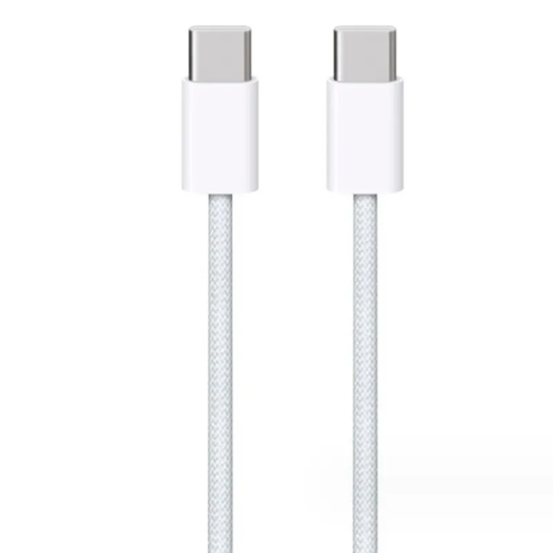 كيبل قماش ايفون 15 تايب سي منفذ USB-C يدعم الشحن السريع 60 w تدعم اجهزة الايفون والايباد -  ماركة SP