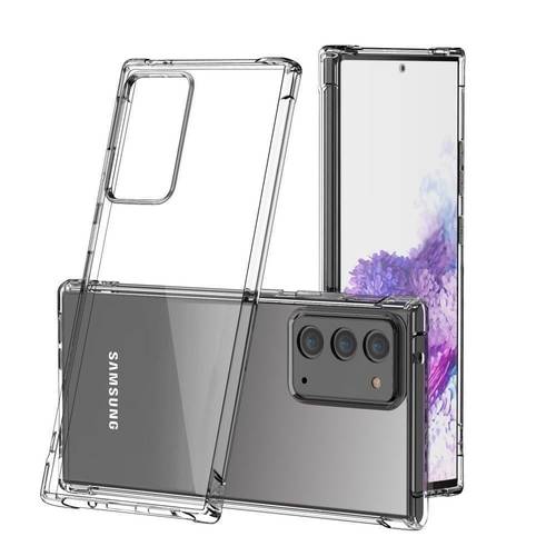 غطاء كفر حماية شفاف مدعم الزوايا لهاتف جالكسي  نوت 20 ، Samsung Galaxy Note 20