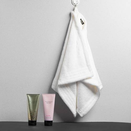 Off White Face Towel