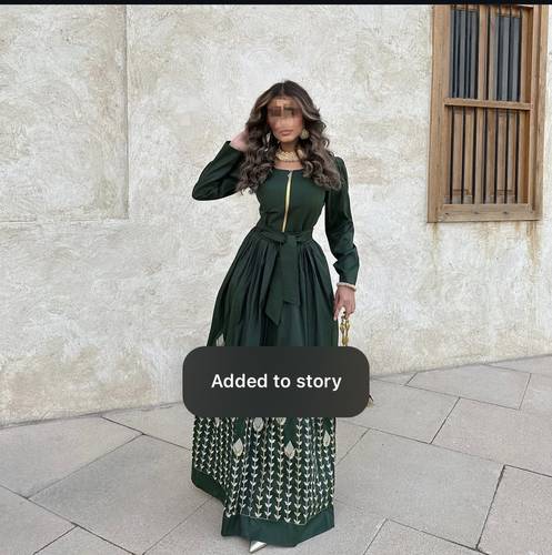 Green dress