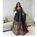 black saree