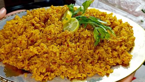أرز صيادية بالجمبري
