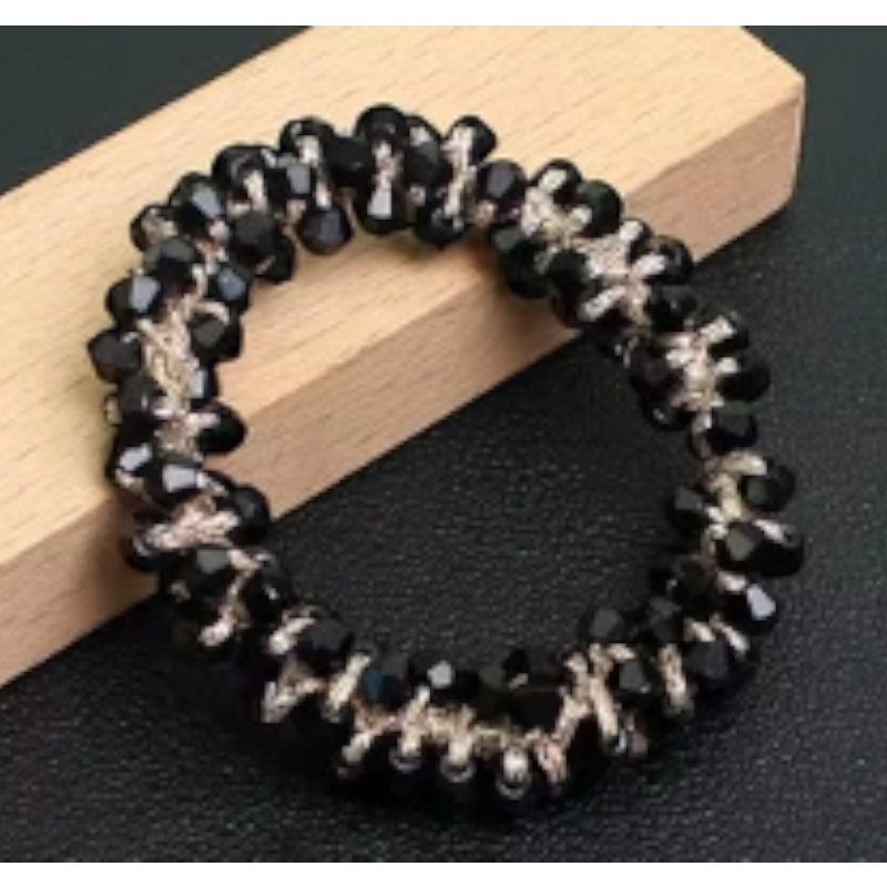 اسوارة مطاطية بالكريستال