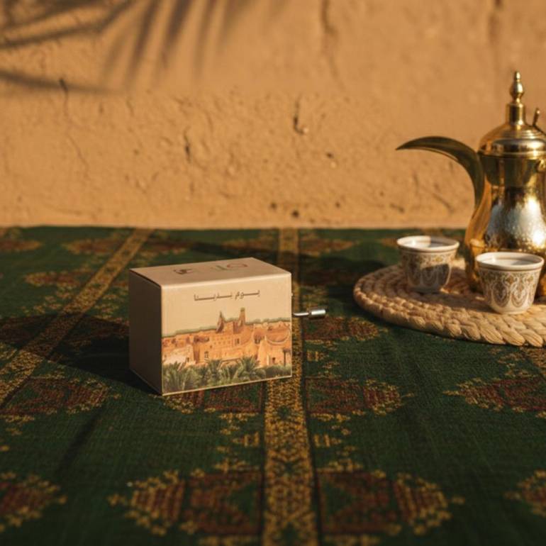 توزيعات صندوق موسيقى يوم التأسيس - ورقي