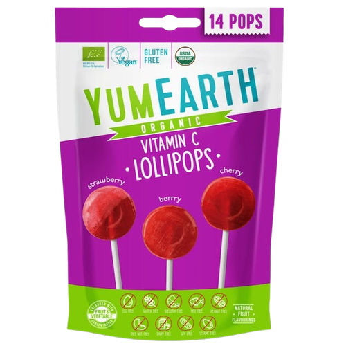 Yum Earth lollipops 