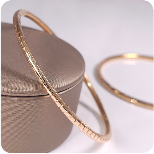 Gold Bangle - 21K (Single Piece)
