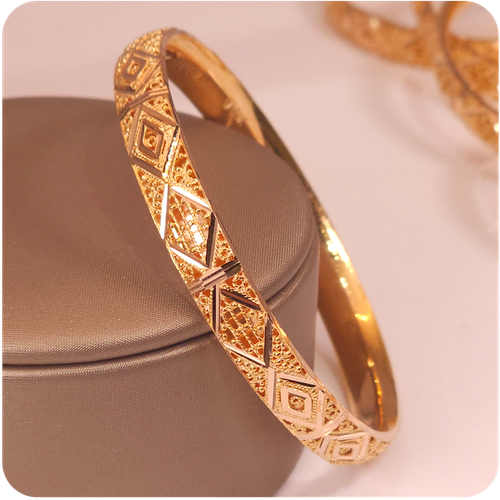 Gold Bangle - 21K (Single Piece)