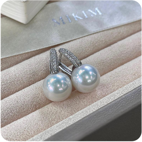 Silver Earring With Freshwater Pearls - 925K