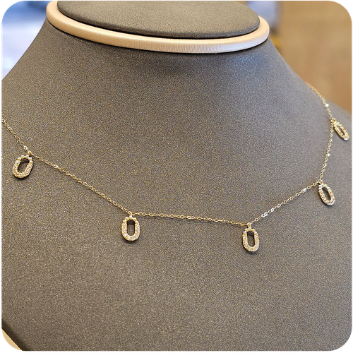 تشوكر الإشراقة - 18K