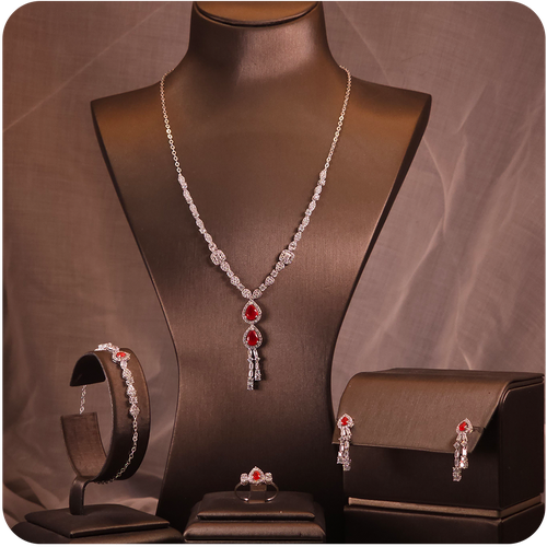 White Gold Set - 18K