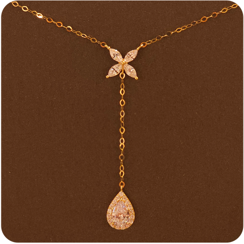 Small Gold Necklace - 18K