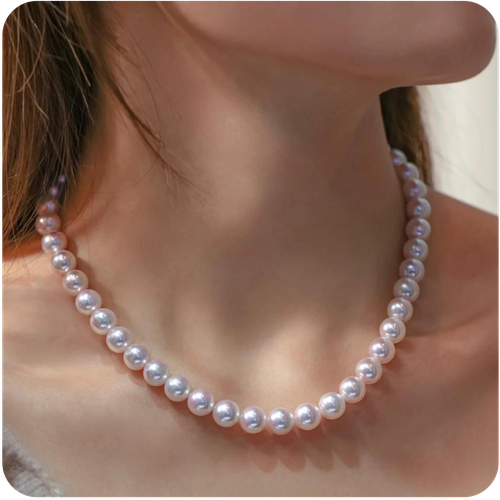 Deluxe Pearls Necklace - 18K