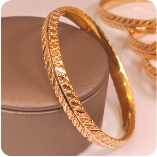 Gold Bangle - 21K (Single Piece)
