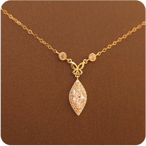 Small Gold Necklace - 18K