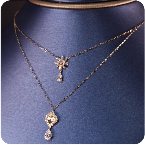 عقد ذهب ستار - 18K