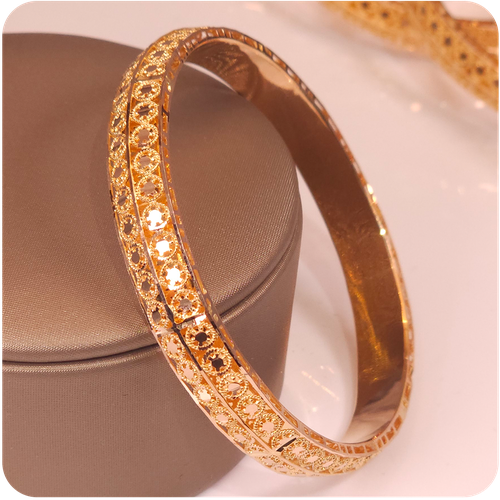 Gold Bangle - 21K (Single Piece)