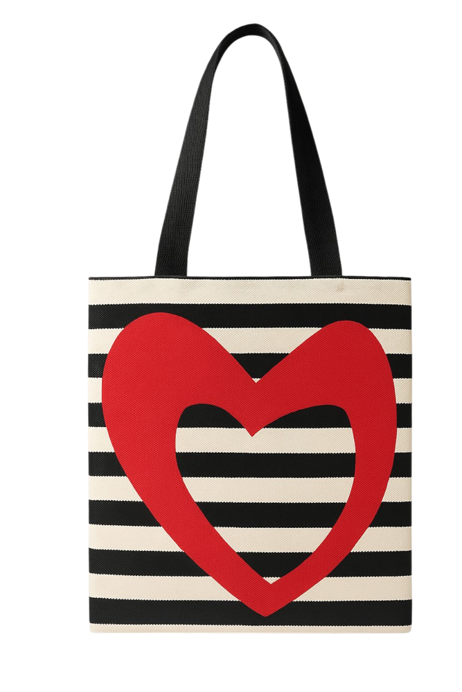 حقيبة Love Stripes Tote
