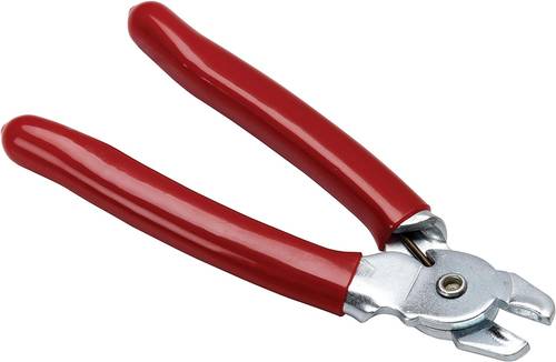 Hog Ring Pliers - Heavy-Duty Galvanized Steel, Red