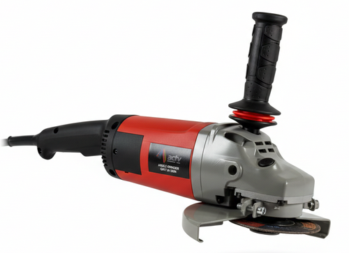 ACTV Professional 9-Inch (230mm) Large Angle Grinder - 3000W High Power, 6500 RPM, Featuring Vibration Control Technology for Heavy-Duty Industrial Use.