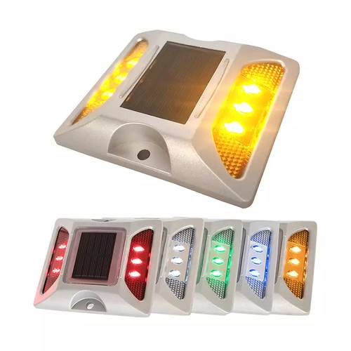 Solar Raised Pavement Marker - High Brightness IP68 Waterproof LED Road Safety Light