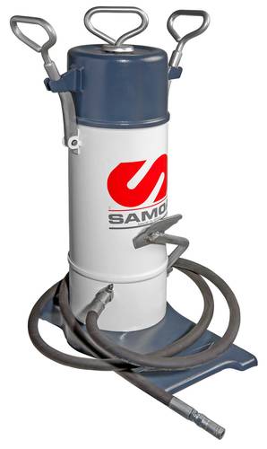 SAMOA 5 kg Pedal Action Grease Pump – Heavy-Duty Manual Foot-Operated Grease Pump with Hose & Hydraulic Connector – 500 Bar Pressure