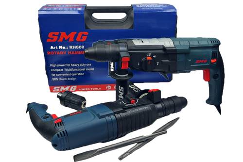 SMG Rotary Hammer Drill Machine – SDS Chuck, 800W, 900RPM, 26MM
