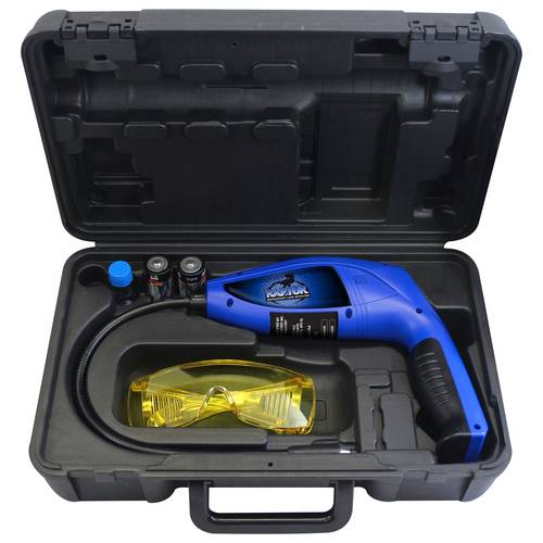 RAPTOR Digital Refrigerant Leak Detector with Built-in UV Blue Light – Detects All CFC, HCFC & HFC Refrigerants – Includes UV Glasses, Case & Batteries