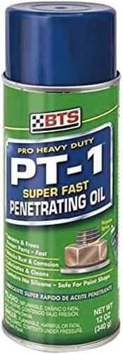 بخاخ تنظيف وتشحيم وازالة صدأ BTS PT-1 - سريع الفعالية، عبوة بخاخ 12 أونصة - 350 ملي