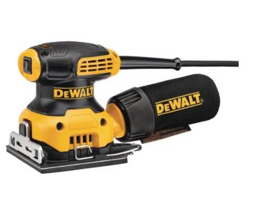 DEWALT DWE6411-220 1/4 Sheet Orbital Palm Sander, 220V